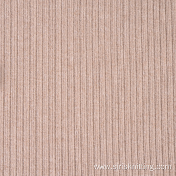 Polyester Rayon Hacci Rib Fabric Brushed